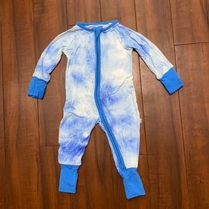 Little Sleepies Blue Watercolor